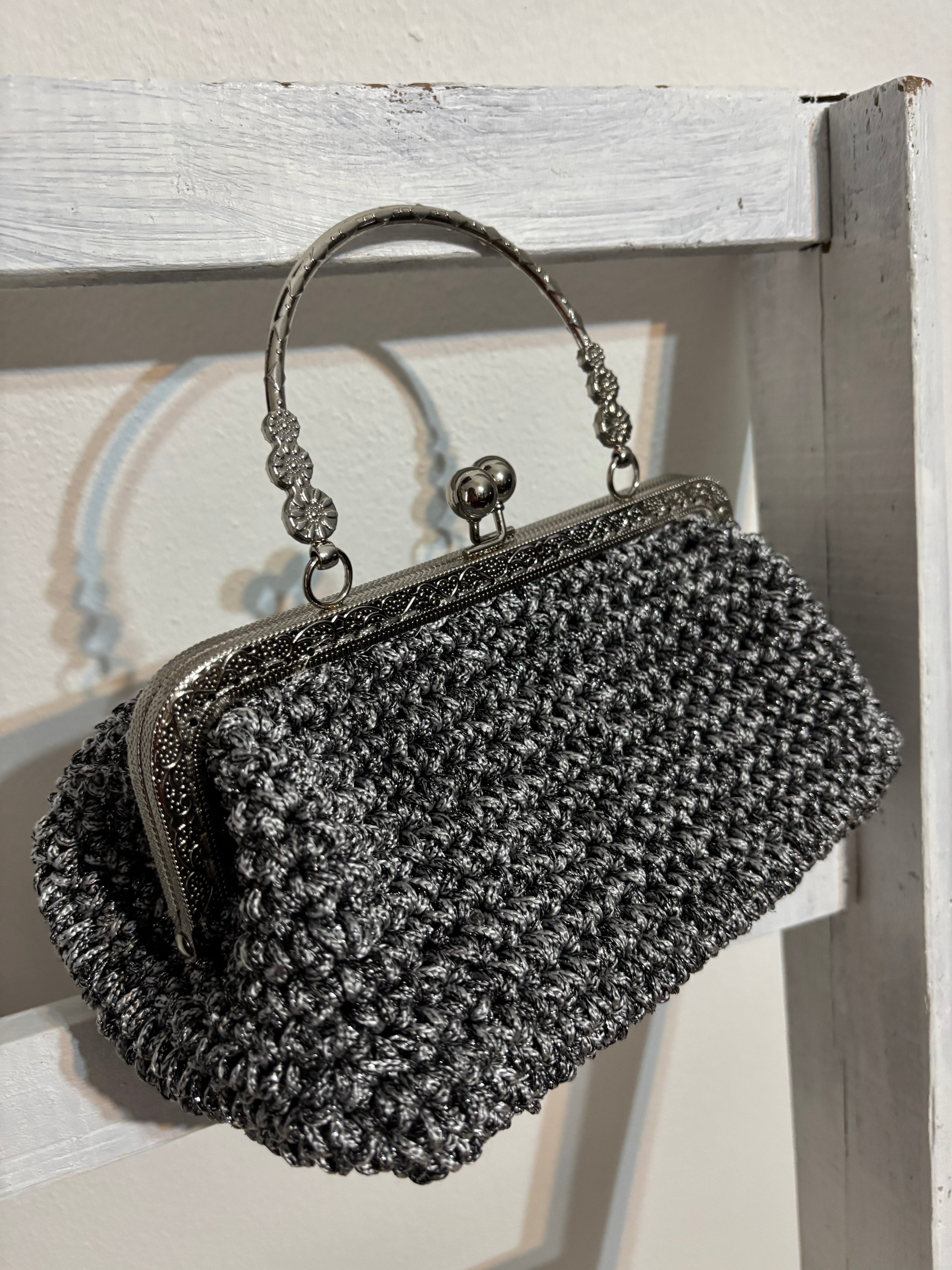 Borsetta sparkling con manico