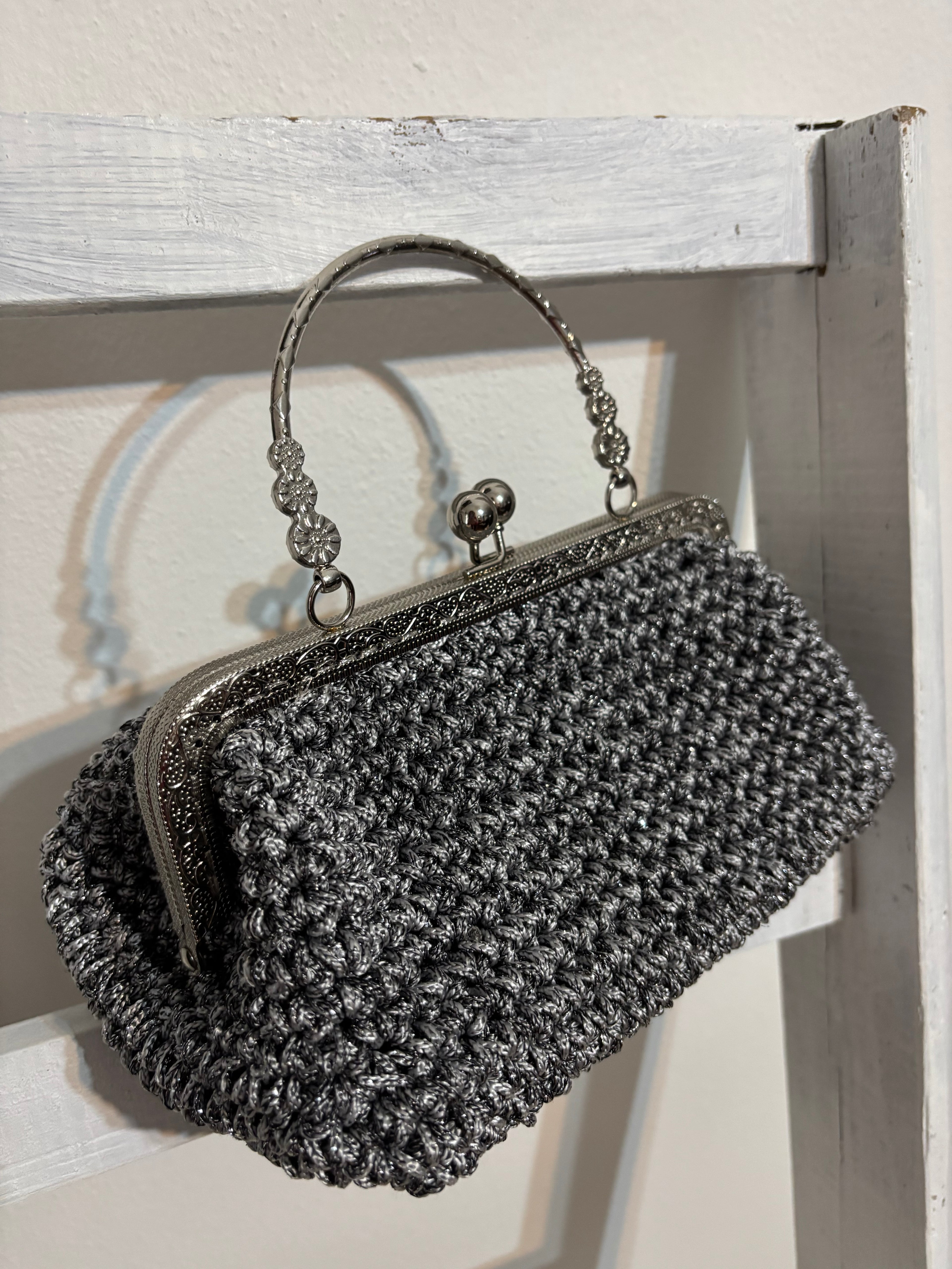 Borsetta sparkling con manico