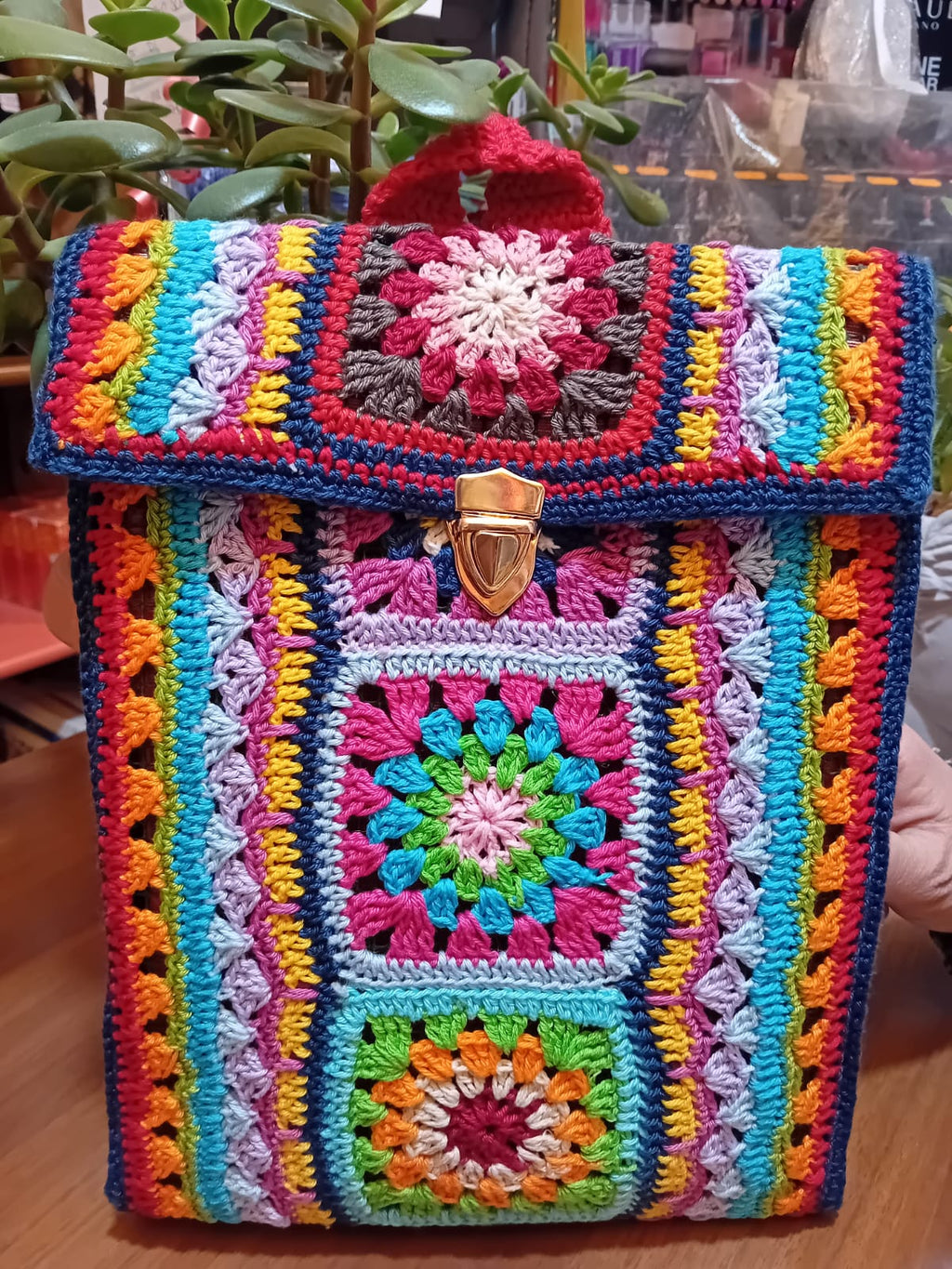 Zaino con piastrelle