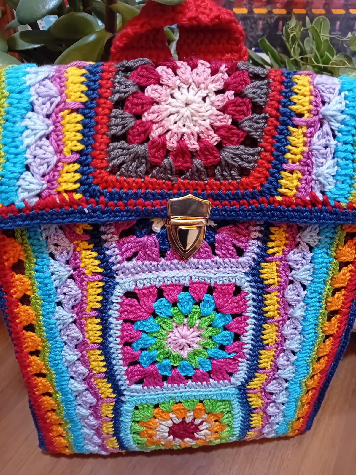 Zaino con piastrelle