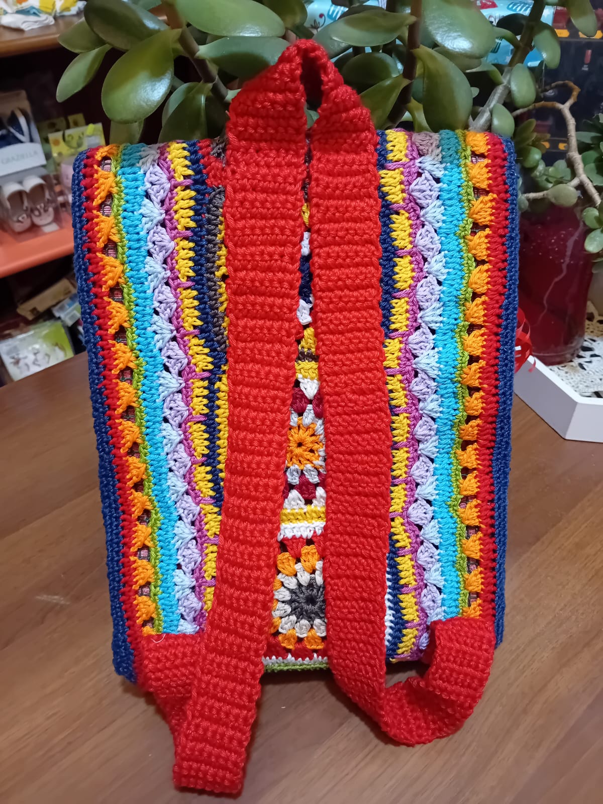 Zaino con piastrelle